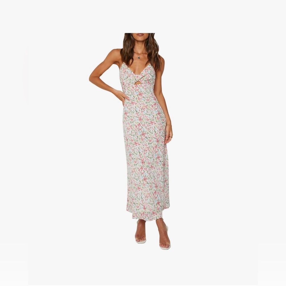Zaful Multicolor Floral Maxi Dress -‎ Size M